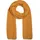 Stylebreaker Strick Schal mit Flecht Muster, Uni Winter Strickschal 01018161, Farbe:Curry | Gr.: onesize