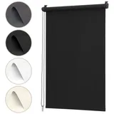 Sekey Seitenzugrollo 60 x 130 cm / Fenstergröße (Velux) schwarz