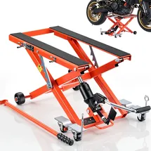 Vevor Hydraulikheber Stahl 120–385 mm orange