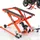 Vevor Hydraulikheber Stahl 120–385 mm orange