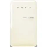 Smeg FAB10HLCR6 50s Style Retro Stand Kühlschrank, 54,5 cm breit, 135 L, Linksanschlag, creme