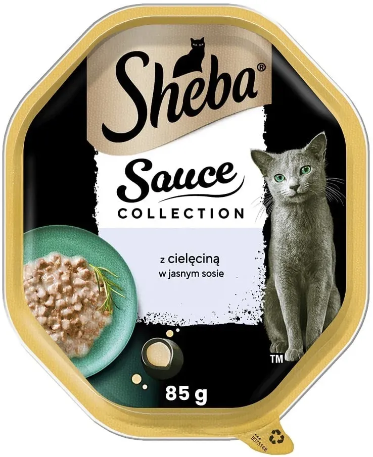 SHEBA Sauce Collection mit Kalbfleisch in leichter Sauce 22x85 g