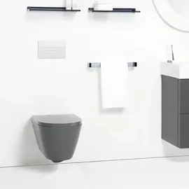 Laufen Kartell Wand-WC mit WC-Sitz Graphit matt spülrandlos