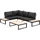 Greemotion Rio Lounge-Set grau