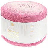 Rico Design Creative Cotton Dégradé Lucky 8, 200 g, ca. 800 m Farbe 020
