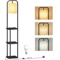 VASAGLE Stehlampe mit Ablagen