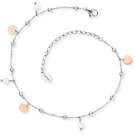 Engelsrufer Fußkette ERFS-LILJOY-PE-BI - bicolor