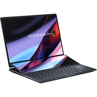 Asus ZenBook Pro 14 Duo OLED UX8402VU-P1082W Tech Black, Core i9-13900H, 32GB RAM, 1TB SSD, GeForce RTX 4050, DE (90NB10X2-M00570)