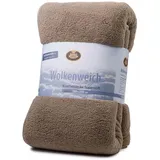 Gözze Wolkenweich Wohndecke - Stein - 150 x 200 cm