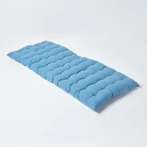 Homescapes Bankauflage 108 x 42 x 5 cm blau 2 St.
