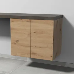 Anbau-/Solitärschrank mit Tür 2morrow (P2334) 510x600x420 Weiß-Matt