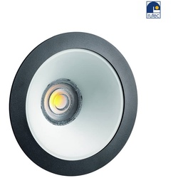 Rutec LED Downlight CYRA XL ECO REFIT, 230V, 18/24W, CRI80, IP20, On/Off, 3000K, schwarz RU-21092WW