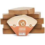 EDESIA ESPRESS – 1000 Kegelförmige Kaffeefilter aus Papier – Kaffeefilter Nr.2 für Manuelle Kaffeemaschine, Pour-Over und Sanftes Brühen – Größe 2 Braun