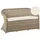 Beliani Gartenbank 150 cm Beige
