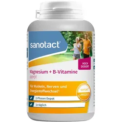sanotact Magnesium + B-Vitamine DEPOT 180 St Tabletten