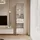 lookway Vitrine AURORA 45 x 40 x 195 cm Weiß