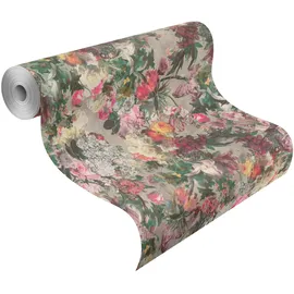 Rasch Textil Vinyltapete Passepartout 0,53 x 10,05 m 1 St bunt/grau