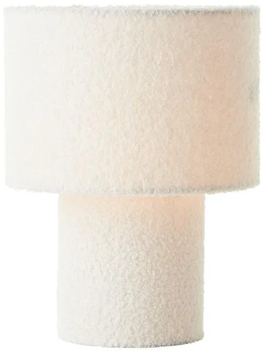 Brilliant Tischleuchte Teddy Stoff Beige