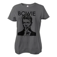 David Bowie Shirt "Silence Girly Tee" in Grau | Gr.: XL