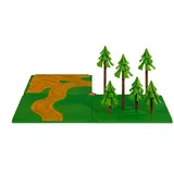 Siku Feldwege und Wald Kunststoff Grün 5699