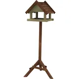 Siena Garden Vogelhaus Kalle mit Ständer Kiefer FSC 100 %,