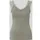 Pieces Slim Fit Tank Top aus Viskose-Mix Modell 'BARBERA LACE', Mittelgrau, M