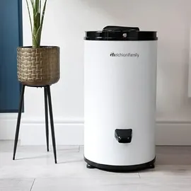 Melchioni Family TORNADO Schleudertrockner Inox, Tragbarer Platzsparender Wäschetrockner, Leiser Wäscheschleuderer, 6 kg Kapazität, 3200 U/Min