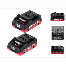 Metabo Akku Set 18 V 2 Stück 4,0 Ah