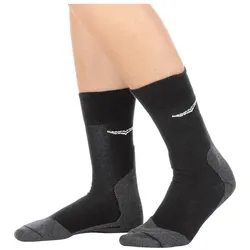 Funktionssocken TRIGEMA "TRIGEMA Sportsocken mit Silberanteil", Damen, Gr. 39-41, schwarz, Baumwollmischung, Socken