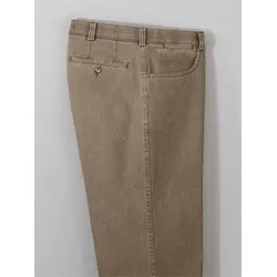 Bequeme Jeans CLASSIC, Herren, Gr. 62, Normalgrößen, beige, 99% Baumwolle, 1% Elasthan, unifarben, lang, Jeans