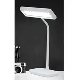 Briloner LED-Tischleuchte Daylight (8 W, L x B x H: 23 x 12 x 44 cm, Weiß, Tageslichtweiß)