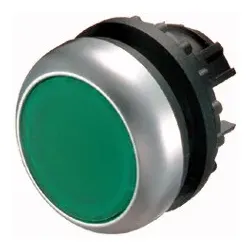 Eaton M22-DRL-G, Drucktasten-Schalter, Schwarz, Grün, Metallisch, IP66, IP67, IP