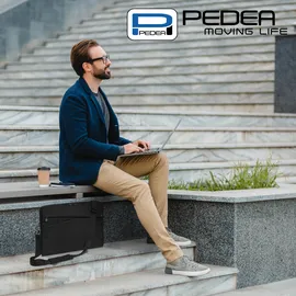 PEDEA Tablet Tasche für Samsung Galaxy Tab S9 Ultra Blau/Schwarz