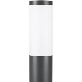 monzana MONZANA® Außenleuchte Edelstahl 50cm E27 Fassung IP44 Wetterfest Garten Wegeleuchte Gartenleuchte Strom Beleuchtung Draußen Outdoor Terrasse Anthrazit - Grau