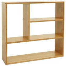 Mendler HWC-M22 Hängeregal 50 x 50 x 15 cm Braun