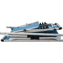 HOMECALL Sonnenliege 1-tlg 5 fach Verstellbare Rückenlehne 120 x 60 x 30 cm Blau