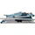 HOMECALL Sonnenliege 1-tlg 5 fach Verstellbare Rückenlehne 120 x 60 x 30 cm Blau