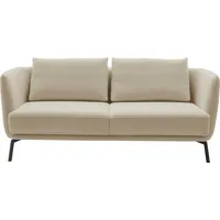 2,5-Sitzer SCHÖNER WOHNEN-KOLLEKTION "Pearl - 5 Jahre Hersteller-Garantie, auch in Bouclé" Sofas Gr. B/H/T: 190cm x 71cm x 91cm, Boucle, beige (sand) Maße (BHT): 1907191 cm, Füße Metall