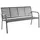 MWH Das Original Marta 3-Sitzer  Aluminium  Grau