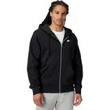 Nike Club BB FZ Hoodie - black/black/white XL