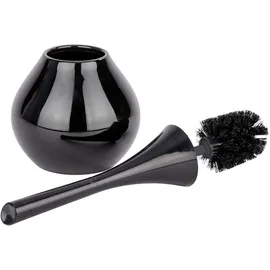 Wenko WC-Garnitur Flakon Schwarz