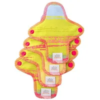 Moon Pads Mini waschbare Slipeinlage aus Bio-Baumwolle 4er-Set Jungle Pink Limited Edition