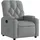 vidaXL Relaxsessel Hellgrau Polyester 50 x 93,5 x 50 cm Grau mit Liegeposition