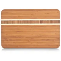 Zeller Present Schneidebrett Tranchierbrett Holz 1 30 x 20 x 1,6 cm Blau/Braun