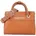 Schultertasche Kunstleder Brown