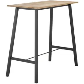 Stolkom Bartisch Kent 120 x 104 x 60 cm Eiche/Braun