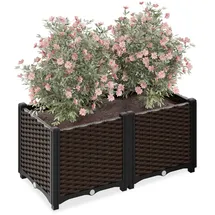 Relaxdays 80 x 38 x 40 cm Braun