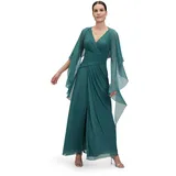 Vera Mont Chiffonstola mit Volant Dark Emerald,M | M