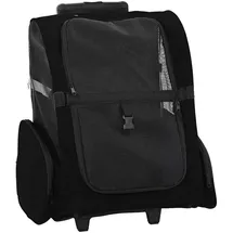 vidaXL Trolley für Haustiere 3-in-1 48 x 32 x 57 cm Schwarz