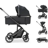 Osann Kombi-Kinderwagen Juntos - Coal - Schwarz